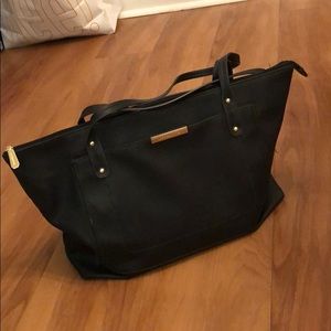 Black Liz Claiborne Faux Leather Purse